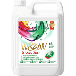 Гель для стирки 5 л W&W TRIO ACTION 3 в 1