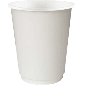 Стакан бумажный 300 мл Белый двухслойный Thermocup D-90 мм Pp