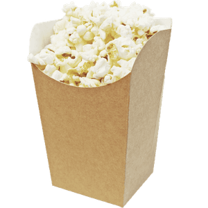 Упаковка бумажная для картофеля фри, попкорна, снеков ECO SNACK CUP L "Pure Kraft"