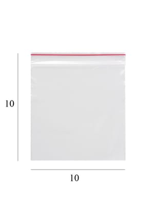 Грипперы 10*10 см Красная полоса 40 мкм AVIORA (100 шт.упак)