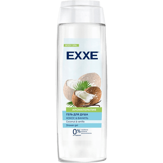 Гель для душа 400 мл "EXXE" Кокос и ваниль Гель для душа 400 мл "EXXE" Кокос и ваниль