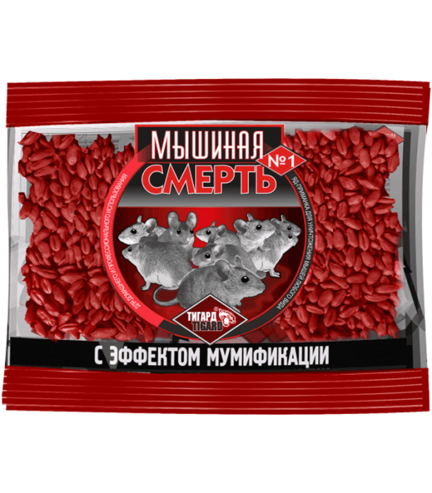 Зерно от крыс Мышиная смерть 100 г Зерно от крыс Мышиная смерть 100 г